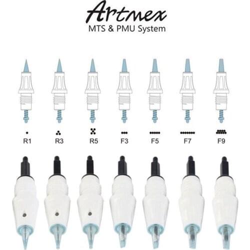 Artmex MTS PMU Needle Cartridges for V3 V6 V8 V9 V11 Permanente Tattoo Makeup Machine Eyebrow Eyeliner Lips Pen
