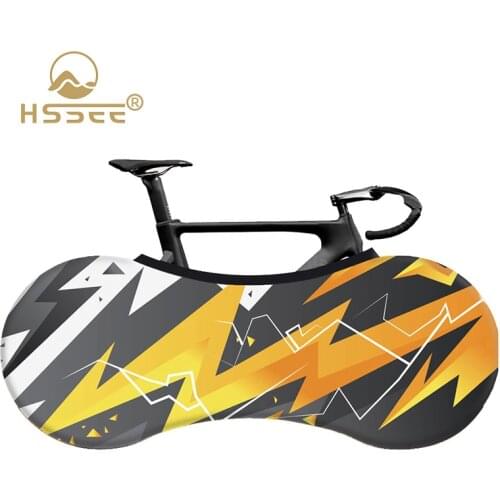 HSSEE 2020 MTB road bike cover high-quality elastic fabric indoor dust cover for 26 "-28" bicycle genuine tire protection cover