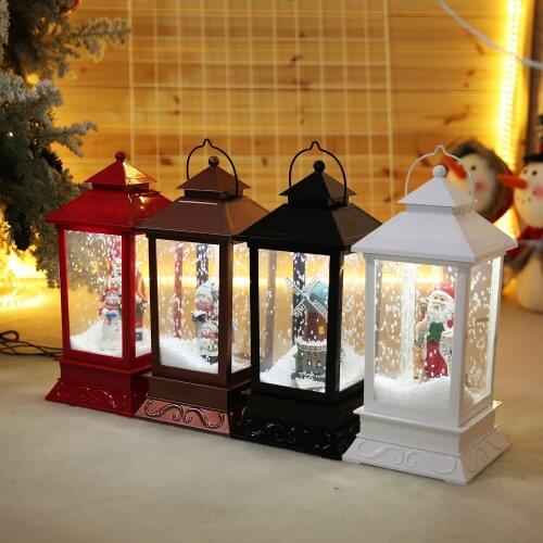 Festival Scene Decoration Christmas gift Decorations Lantern Creative Snow Music Props Small Ornaments