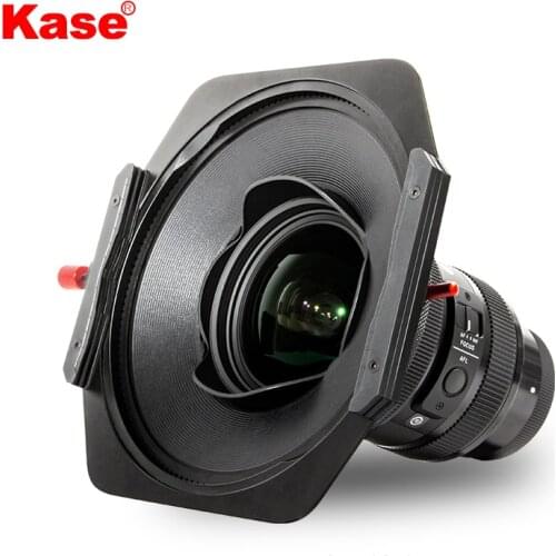 Kase K150P Aluminum 150mm Square Magnetic Filter Holder w/ Round CPL MCUV ND1.8 for Sigma 14-24mm F2.8 ( Sony Mount ) Lens