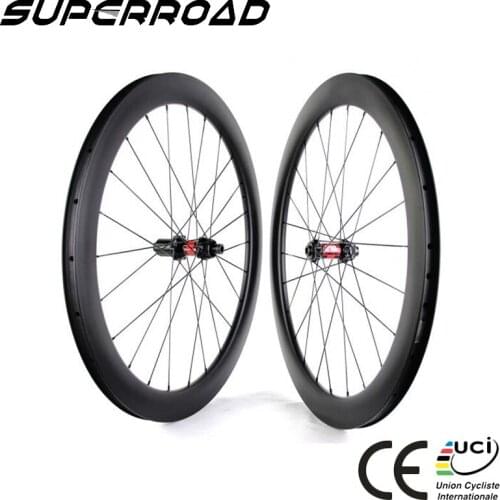 Hot Sale 700C 25mm Wide 38mm Deep Bike Bicycle Toray Carbon Wheels Disc Brake DT Swiss Clincher Wheelset