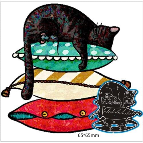 100*100 Cute cats Metal Cutting Dies steel Crafts Stencil For DIY Scrapbooking Album stamp Paper/photo Cards Embossing Die