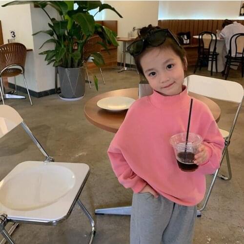2021 new girls boys sweatshirt autumn cotton full sleeve fashion kids sweatshirt 2-8 years WS5
