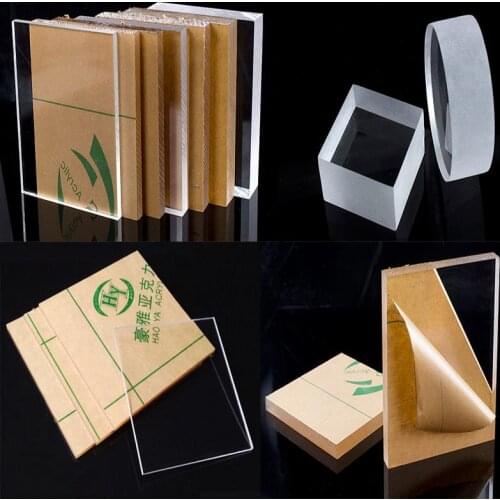 Thickness 1/2/3mm Plexiglass Transparent Clear Board Plastic Acrylic Sheet Perspex Polystyrene Methacrylate Card Home Decorative