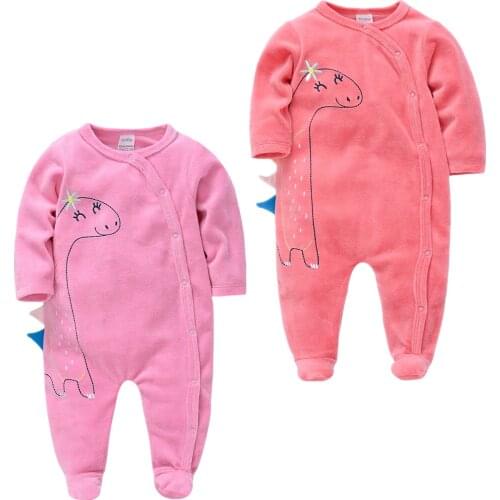 Ropas Bebe De Newborn Baby Girls Rompers 2PCS Jumpsuit Velvet Winter Warm Infant Roupa Infantis Menino Overalls Toddler Costume