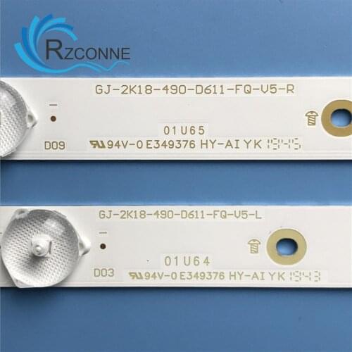 LED Backlight strip For Philips 49" TV 49PUF6701/T3 GJ-2K15-XM-D2P5C1-490-D611-C1 49puh4900/88 EVTLBM490E0601 TPT490U2-EQYSH