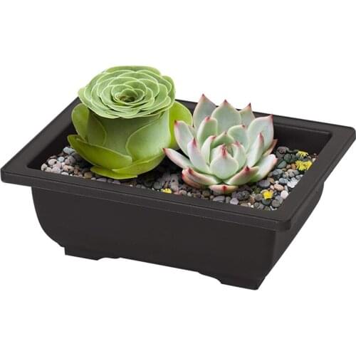 Training Pot Humidification Tray-Built-in Mesh Large Planter Combination Package 6 Sets of Pots 6-Inch and 8-Inch