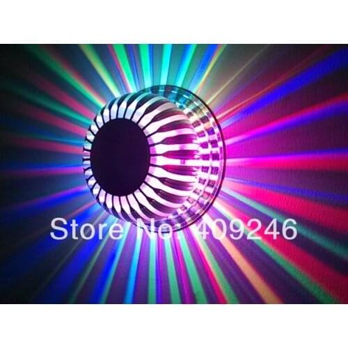 Colorful lanterns led lamps corridor wall background light corridor ceiling Light