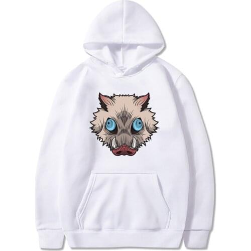 Kpop Anime Inosuke Breath of The Beast Sweatshirt Men Women Harajuku 2020 Funny Tracksuit Demon Slayer Pullover Hoodies Moletom