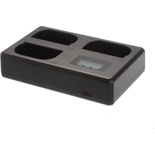 LCD Triple 3 Battery Charger USB For Canon LP-E6(N) 6D 5D Mark II III IV 80D 70D