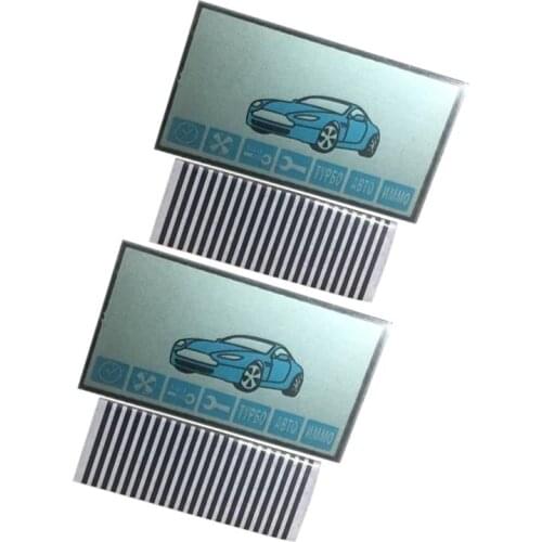 Wholesale 2PCS/lot A91 LCD display for 2 PCS/lot Russian 2-way Starline A91 lcd remote control key Fob with flexible cable