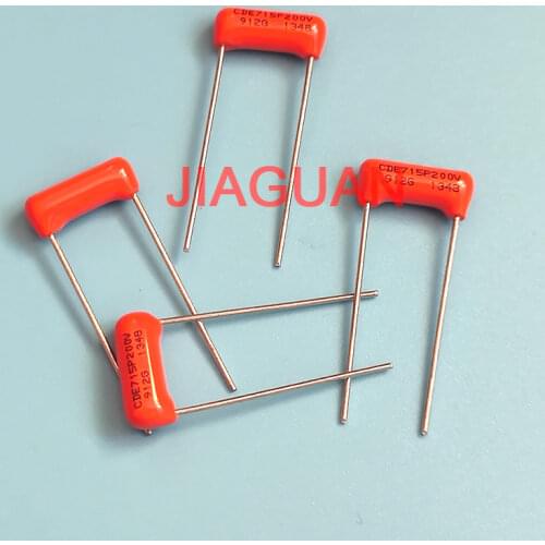 20PCS CDE SPRAGUE CDE715P 200V 9100PF P13MM Orange fever film capacitor MKP SBE 912 CDE715P200V 912G 103