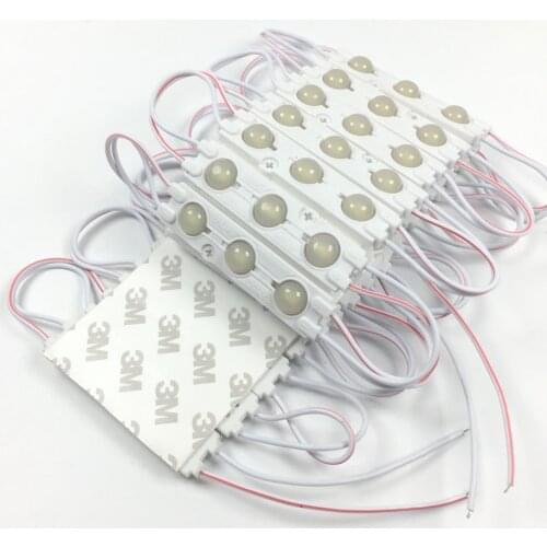 200pcs DC12V 5730 SMD 3 LED Module Injection Waterproof IP65 Decorative 5630 Hard Strip Bar Light Lamp Supper Brighter