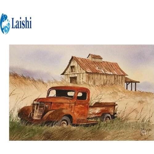 5D DIY Abstract art farm full Round Drill Diamond Painting Cross Stitch 3D Diamond Art Embroidery Diamond Mosaic Decor Gift