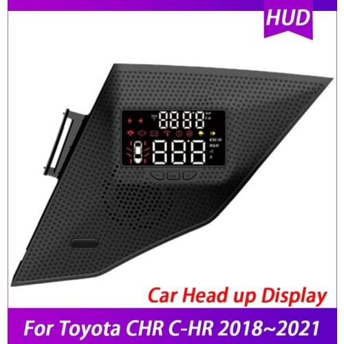 Auto Electronic HUD Head Up Display For Toyota CHR C-HR 2018 2019 2020 2021 Safe Driving Screen Speedometer Projector