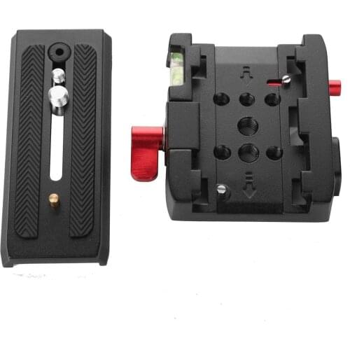 EACHSHOT Quick Release Clamp Adapter + Quick Release Plate P200 Compatible for Manfrotto 501 500AH 701HDV 503HDV Q5