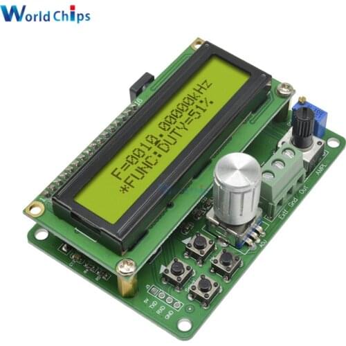 DDS Function Signal Generator Module LCD Display Sawtooth Triangle Wave Sine Square Sawtooth Wave With 50MHz Frequency FYE050