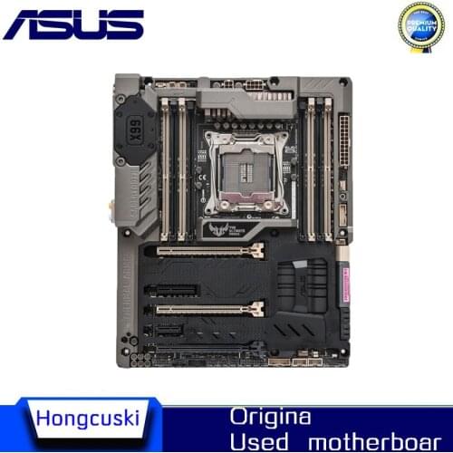 For ASUS SABERTOOTH X99 Used original motherboard Socket LGA 2011-3 V3 DDR4 X99 Desktop Motherboard