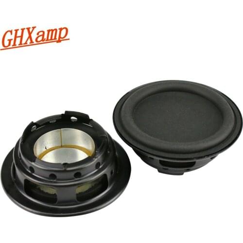 GHXAMP 2 inch Bass Radiator Auxiliary Basin Passive Speaker Auxiliary Woofer Gain Dive deep Low frequency Speaker DIY 2PCS