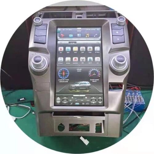 Kaudiony 13.6" Tesla Style Android 10 Car Radio For Toyota 4 Runner 4Runner Car Multimedia Player Auto GPS Navigation 2009-2019