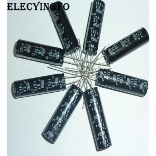5pcs 85uF 320V85UF Nippon Chemi-Con NCC Photo Flash Capacitor 10x33.5mm 320V85uF PH Capacitors