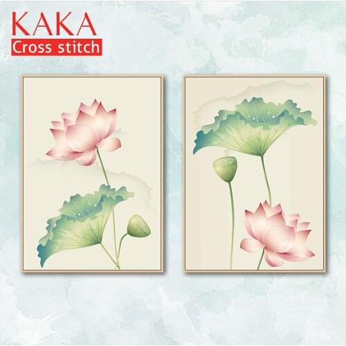 Cross stitch kits,Embroidery needlework sets with printed pattern,11CT-canvas for Home Decor Painting,Flowers Full NCKF242