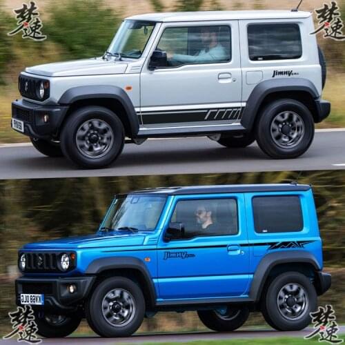 Car stickers For Suzuki Jimny body exterior decoration modified color bar stickers decorative door off-road SUV stickers