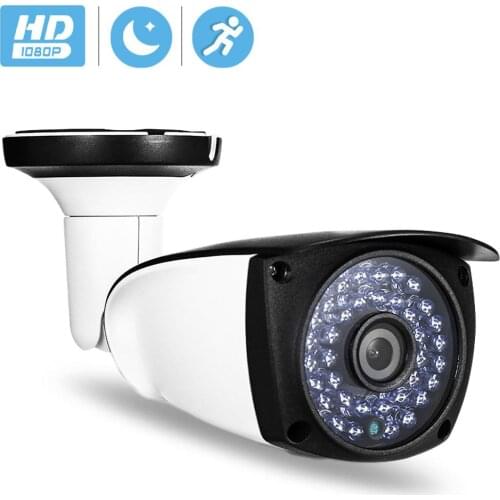 BESDER Wide Angle 2.8mm Outdoor Bullet IP Camera 1080P Surveillance Video Camera IP Metal Case Motion Detect Alert Recording