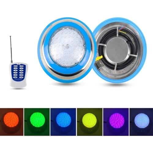 Stainless Steel Ip68 Led Swimming Pool Light 20W 30W 40W 50W 60W Blue Waterproof Lamps Underwater Lights AC12V RGB Piscina Lamp