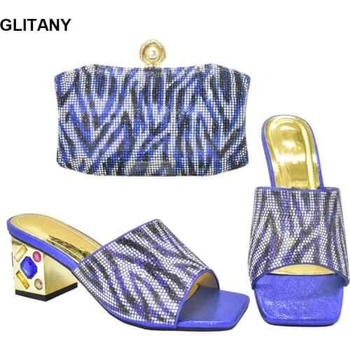 New Arrival African Women Shoes and Bags To Match Set Italian Shoes with Matching Bags High Quality for Party Shoes and Bag Sets