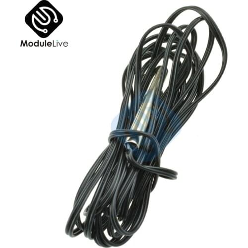 NTC 10K Ohm 1% 3435 Thermistor Temperature Temp Thermostat Cylinder Probe 1.5m 150cm Wire Sensor Cable