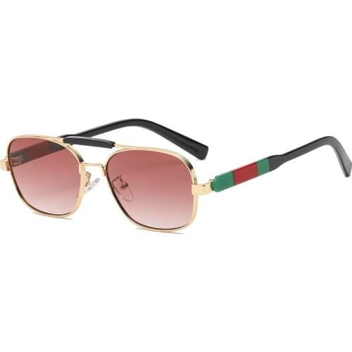 Fashion Retro Classic Small square Sunglasses New pink shades for women Luxury Vintage Black Mirrors Square Sun Glasses UV400