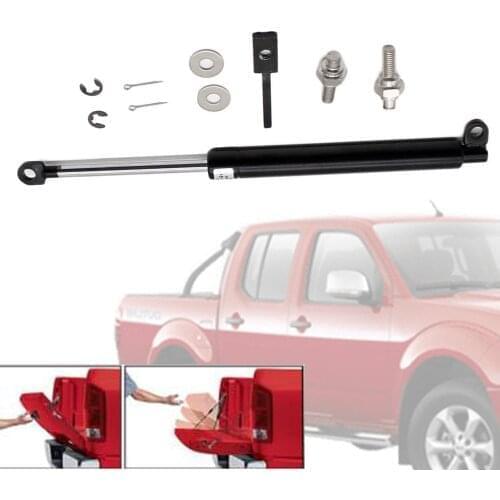 For Nissan NP300 Navara Frontier D22 1997-2004 Stainless Rear Tailgate Slow Down Lift support gas Struts Damper