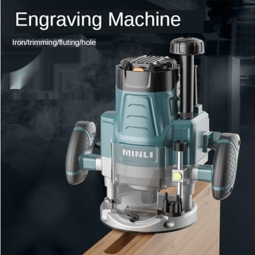 Engraving Machine Woodworking Slotting Machine Multifunctional Trimming Machine Keyhole Tenoning Tool