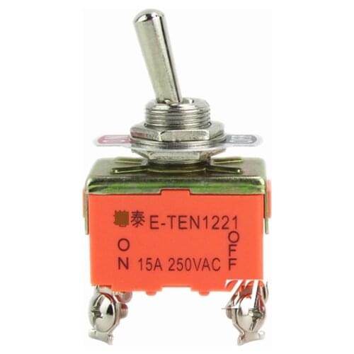 20 E-TEN1221 toggle switches, toggle switch, rocker switch, swing arm switch, four-pin two-speed