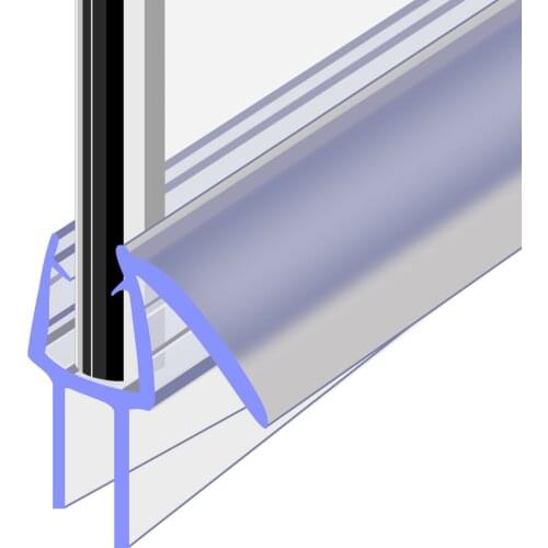 4 to 12mm Transparent Seal Strip Bath Shower Screen Door Seal Gap Window Door Weatherstrip Sealing Strips Household Accessories