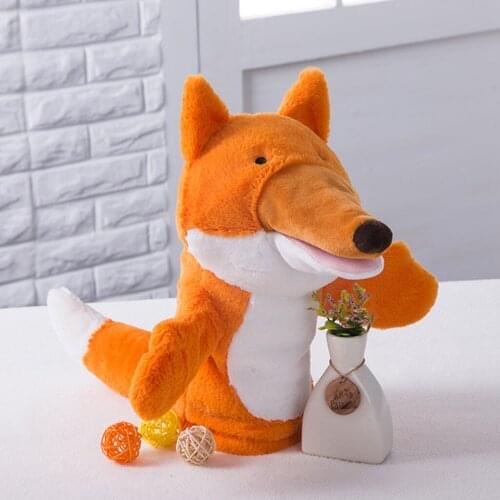Hand Puppet Lovely Animal Plush Childhood Soft Toy Animal Story Pretend Playing Dolls Gift Hand Puppets Toy