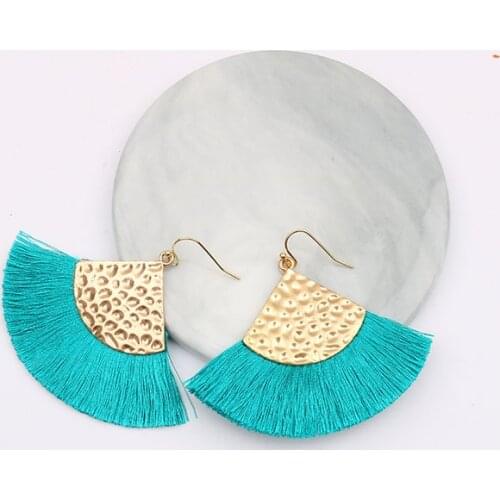 Triangle Tassel Earrings for Women Statement Gold Drop Earrings Fashion Jewelry Boucle D'oreille Femme Ladies Earings 2020 Gift