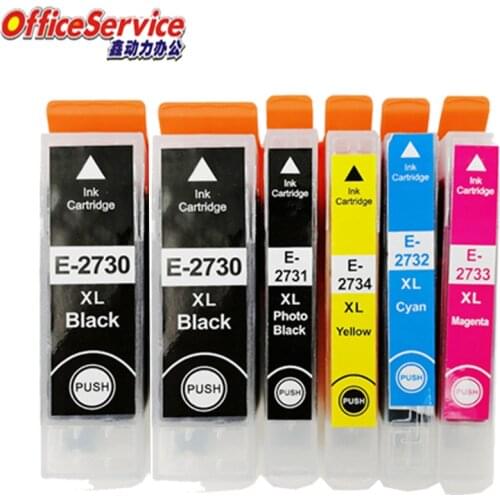 6X 273XL T2730 T2731 T2732 T2733 T2734 Compatible ink Cartridges For Epson XP-510/600/610/700/710/800/810/820/520 printer