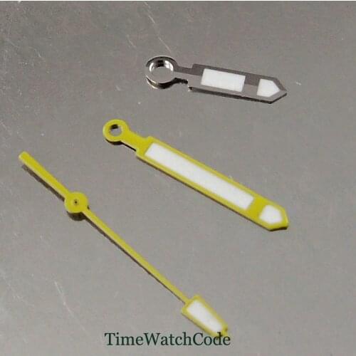Super luminous yellow watch hands parts fit for Miyota8215 821A Mingzhu2813 automatic movement wristwatch needles
