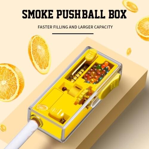 Upgrade DIY Smoking Cigarette Explosion Beads Pusher Candy Color Pop-Up Smoke Push-Ball Box Smoke Ice Beads Accessory Tools