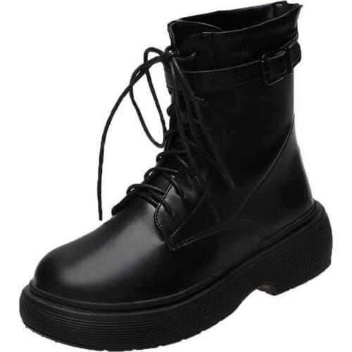 YSHUNIJ Martin boots female British style summer 2021 new casual short boots ins trendy fashion single boots