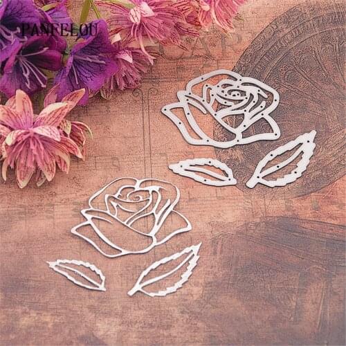 Rose petals 1lot=3pcs paper die cutting stencils punch Metal cuts dies cutting dies Scrapbooking DIY Embossing mould card