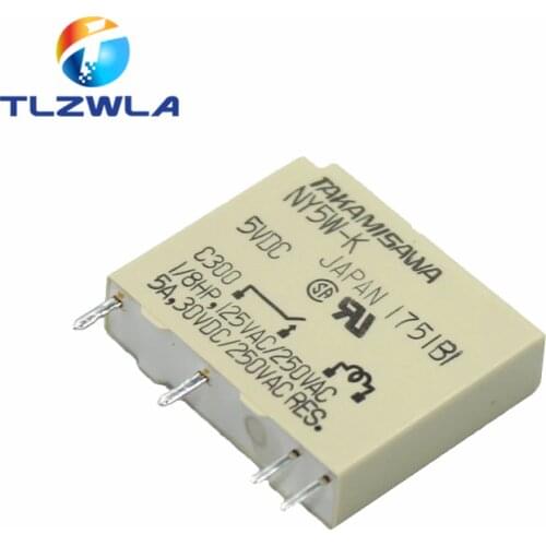 10PCS TAKAMISAWA RELAY NY5W-K NY12W-K NY24W-K 5V 12V 24V DC Brand new and original relay