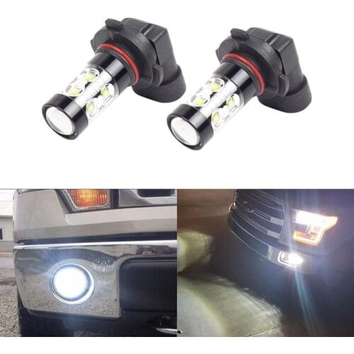 2Pcs Car Fog Light Bulb 50W LED Headlamp 6000K H10 9145 9140 9040 9055 9155 9150 PY20D Auto LED Fog Light Bulbs Lamp Auto Lights