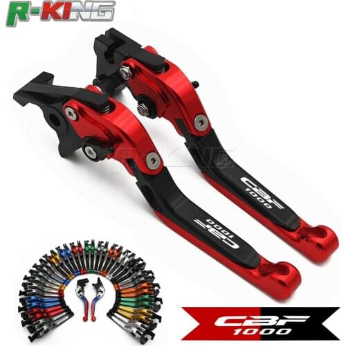 20 Colors CNC Adjustable Folding Extendable Motorcycle Brake Clutch Levers For Honda CBF1000 CBF 1000 2006 2007 2008 2009