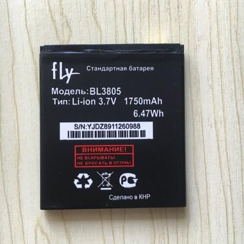 1750mAh battery for Fly IQ4404 IQ4402 BL3805 mobile phone Batteries + track code