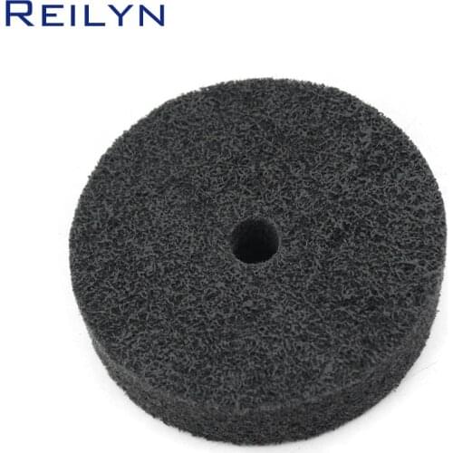 Free Shipping nylon non-woven polishing wheel 75mm polishing disc fabric polishing roller dremel rotary tool