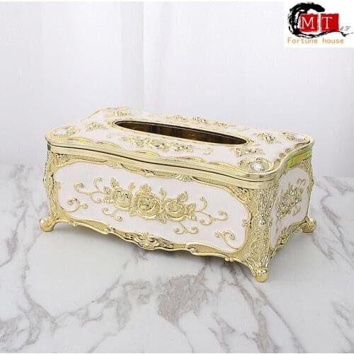 Large High-grade Tissue Box Acrylic Paper Box Napkin Box Home Car Paper Box Paper Towel Holder tissue boxes