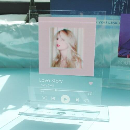 Spotify Song Album Cover Custom Spotify Code Acrylic Music Board Personalized Photo Anniversary Memorial Birthday Gift 5 Colors